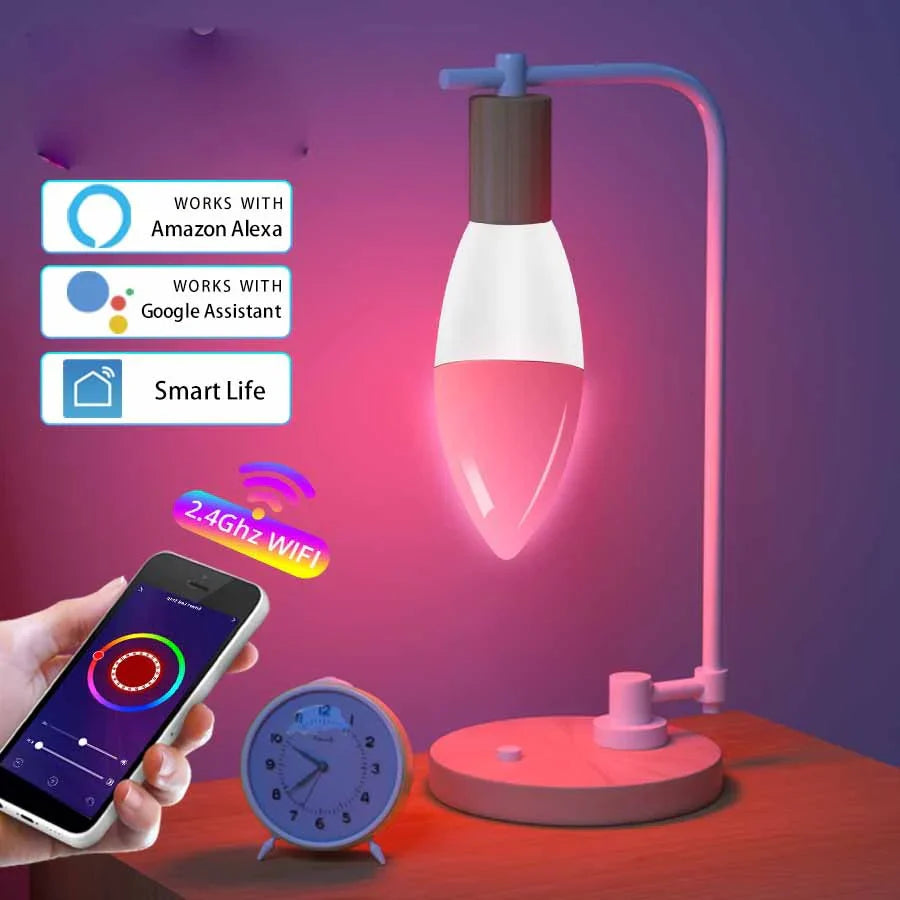 Smart WifI Led Lamp E14